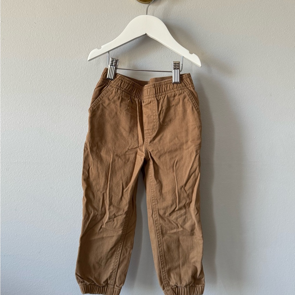 Kids Casual Brown Jogger Pants